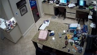 Raw: Hoverboard Fire Caught on Camera