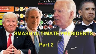 Trump, Bush, Obama, and Biden Continue Their Smash Bros. Ultimate Tier List