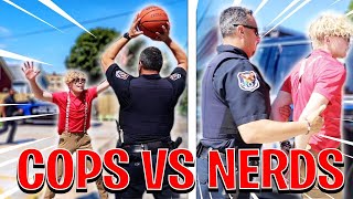 NERDS PLAY COPS 2V2 BASKETBALL!