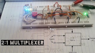 2:1 Multiplexer circuit