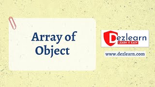 Session 7: Array of Objects | Programming with Arrays, Lists, Sets and Maps Series