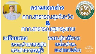 ความเหมือนที่แตกต่างคณะกรรมการสาธารณสุขจังหวัดและคณะกรรมการสาธารณสุขกรุงเทพ | พรบ.การสาธารณสุข 2535