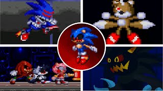 Sonic.exe The Spirits Of Hell Ronda 2 / Todos los jefes