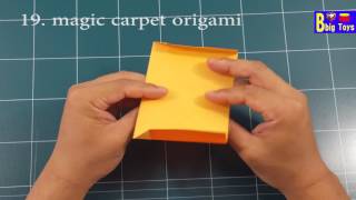 easy origami #19 origami magic carpet - origami for kids