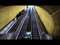 Riding the brand-new escalators at Dupont Circle, Washington DC Metro!