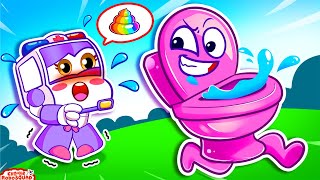 화장실이 어디 있지? 🚽😱 빨리 가야 해요! | RoboSquad TV 유아 애니메이션