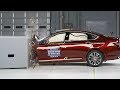 2015 Hyundai Genesis driver-side small overlap IIHS crash test