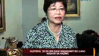 24oras: Hustisya, 'di pa rin daw   nakakamit ng ilang nasawi sa   hazing