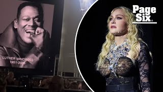 Madonna removes Luther Vandross photo from AIDS tribute at the request of his estate