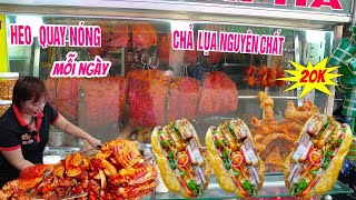 Ăn Bánh Mì Heo Quay Nóng Siêu Ngon Khách Xếp Hàng Mua Từ Sáng Ở Sài Gòn
