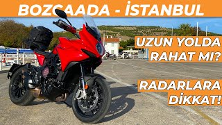 MV Agusta Turismo Veloce ile Uzun Yol | Rahat Mı? Bozcaada - İstanbul