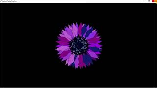 Phyllotaxis Flower | Turtle | Python