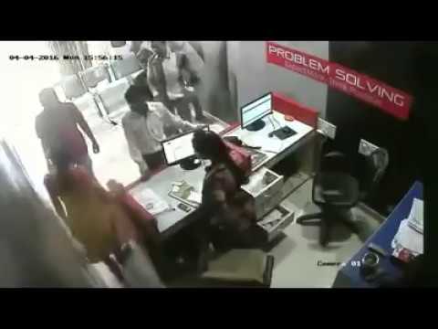 CCTV Footages Office Workers Fighting Video - YouTube