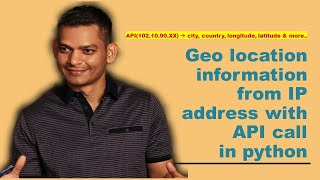 Geo location from IP address with an API call into python(urllib, openurl, JSON)