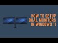 How to setup dual monitors with pc