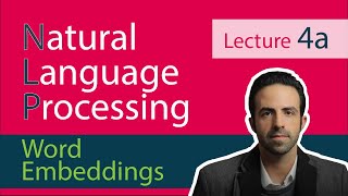NLP Lecture 4(a) - Simple Word Embeddings