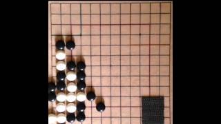 圍棋 死活196：緊氣包圍，刀五點中