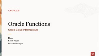 Developing Serverless Applications on Oracle Cloud Infrastructure