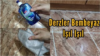 DERZLERİNİZ PIRIL PIRIL OLACAK! SADECE 2 MALZEME İLE ZAHMETSİZ VE UCUZ ! DERZLER NASIL TEMİZLENİR ?