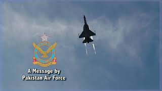 PAF AWARENESS MESSAGE ON EID-UL-AZHA I Pakistan Air Force I