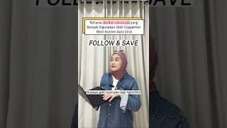 Rahasia RUMUS HEADLINE / Judul Konten Yang Banyak Digunakan Oleh Copywriter Bikin Konten Auto Viral