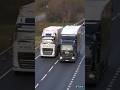 VOLVO FH vs Mercedes-Benz ACTROS - A1(M) motorway race #truckspotting #tomir