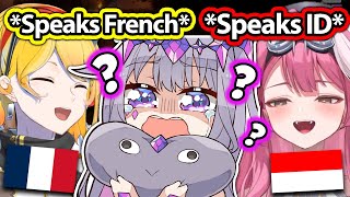 Biboo Confused When Kaela and Raora Speaks in Multi Language Out Of Nowhere 【Hololive】