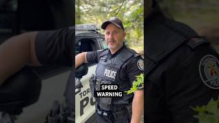Police officer explains speeding laws