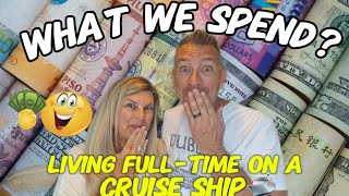 💵 What we Spend Living on a Cruise Ship Full-time | Villa Vie Odyssey | Episode 80 🚢