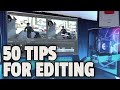 50 MUST-KNOW EDITING TIPS FOR GAMING VIDEOS/CLIPS in 8 minutes