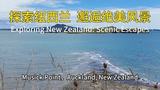 Exploring New Zealnd： Scenic Escapes:  Auckland, Musick Point  4KHD