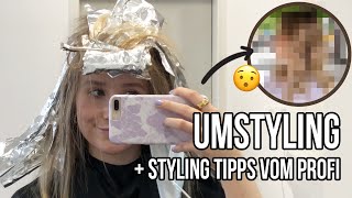 UMSTYLING: Das 1. Mal Friseur nach einem Jahr! 😱 VLOG