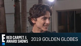 Timothée Chalamet Fanboys Over Ryan Seacrest at Golden Globes | E! Red Carpet & Award Shows