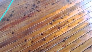 How to strip and stain a deck