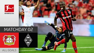 Diaby, Schick & Co. Too Strong | Bayer Leverkusen - Borussia M'gladbach 4-0 | All Goals | Matchday 2