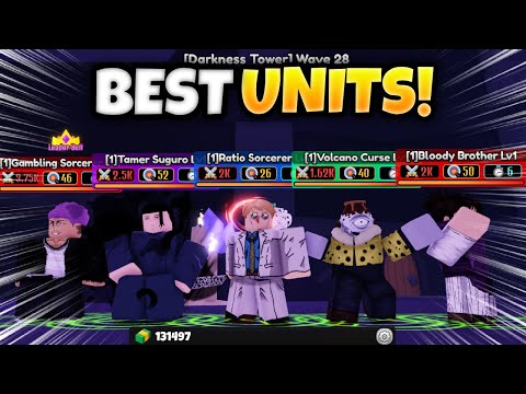 BEST UNITS YOU NEED IN THE NEW JJK UPDATE! Anime World Tower Defense