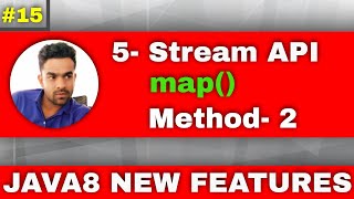 5.Stream API | Stream map method example | Use of stream map method | #CodingTrix