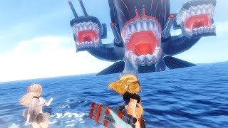 3D艦隊美少女アクションRPG Abyss Horizon アビス・ホライズン BOSSバトル Gameplay iOS/Android