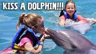 Princess Detectives Cayman Islands Vacation!!! KISS A DOLPHIN!