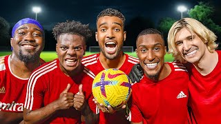 YOUTUBER FOOTBALL CHALLENGES Ft Speed, XQC, JiDion & Filly
