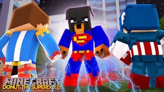 Minecraft - Donut the Dog Adventures -DONUT HAS SUPERMAN'S POWERS!!!!