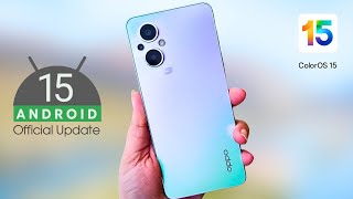 Oppo F21 Pro 5G Android 15 ColorOS 15 Update