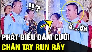 Người hướng nội lên phát biểu, ông chú 'TIM ĐẬP CHÂN RUN' khiến cả hôn trường CƯỜI CHẢY | TB Trends