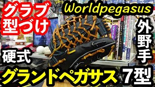 「型付け」Worldpegasusグランドペガサス外野手7型【#2954】