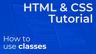How to Create a CSS Class in HTML - How CSS Classes Work - Beginner Tutorial