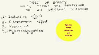 Electromeric Effect Revisited