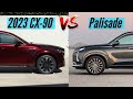 2023 Mazda CX-90 vs 2023 Hyundai Palisade Compared | CX-90 or Palisade?! | SUV Battles!