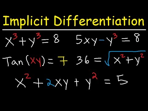 How do you differentiate implicit functions?