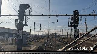 (CAB RIDE) En Intercités. Saint Pierre des Corps - Nantes en cabine d'UM de Coradia liner ( B85000).