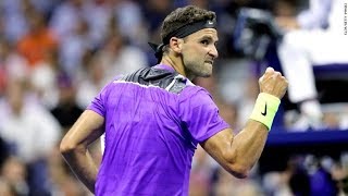 Dimitrov Stuns Federer In Five Sets At US Open